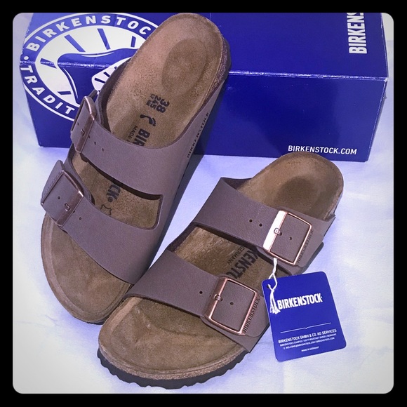birkenstock 2 strap mocha